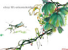 Chinese 100% Real Natural Silk Thread,Su Hand Embroidery Kits:Flower Cricket