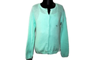 Piper Youth Girls Green_White Sweater/Cardigan School/Church Szs XS(4-5) S(6-6X) - Picture 1 of 4