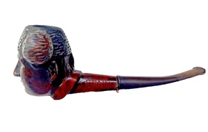 Vintage 1920s Novelty Spain Smoking Pipe Ladies Head - Picture 1 of 6