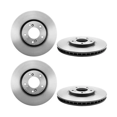 Juego de pares de rotores de disco de freno delantero para Honda S2000 capa ventilada 300x25 Brembo Foto 1 de 4