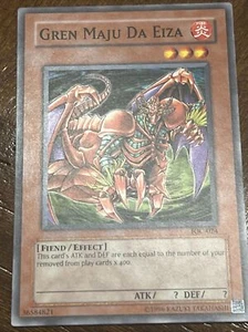 Yu-Gi-Oh! TCG Gren Maju Da Eiza Invasion of Chaos IOC-024 Unlimited Common LP - Picture 1 of 12
