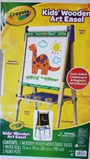 crayola kids wooden art easel