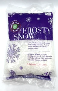 Christmas Village Artificial Snow by Buffalo Snow Train Scenery 3.5 Quarts NEW - Picture 1 of 3