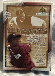 2002 UPPER DECK TIGER WOODS THE MAJORS BOX SET 30 CARDS WOODS AUTO. ? SEALED - Picture 1 of 4