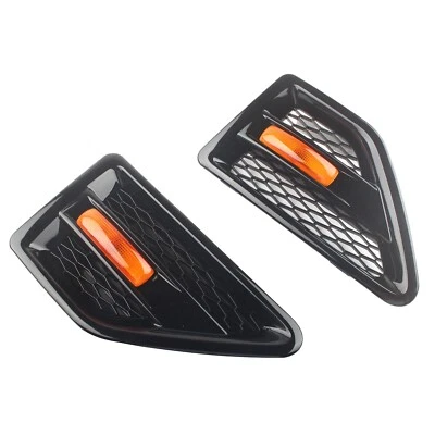 Para Land Rover Freelander 2 Pares Negro Brillante Ala Lateral Entrada Aire Rejilla Ventilación Foto 1 de 4