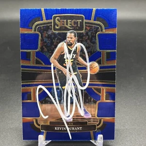 2023-24 Panini Select - Concourse Blue #2 Kevin Durant-Auto W/ COA - Picture 1 of 3