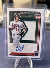 WALKER JENKINS 2022 USA Stars & Stripes JERSEY PATCH AUTO #D /199 - J01