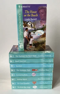 9 x Silhouette Romance Sexy Chick Lit Fiction Small Paperback Book Bundle - Picture 1 of 16