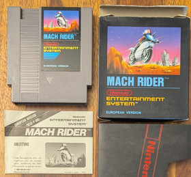 Sammlerzustand ! MACH RIDER - Small Box Nintendo NES Spiel Entertainment System
