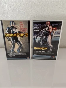 RoboCop 1 + 2 Das Gesetz in der Zukunft - VHS Video Film Kassette Orion ✅Top - Picture 1 of 7