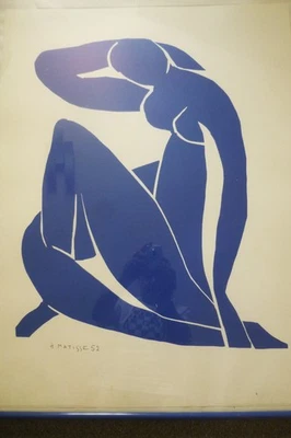 Henri Matisse Serigraph*Blauer Akt*1952 / 1990*74x60cm*ohne Rahmen VK: 7,69 €*1 - Bild 1 von 4