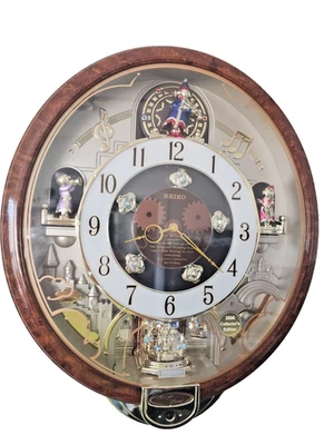 Seiko Musical Clock 2006 Collector's Edition Melodies, Swarovski Crystals - Image 1 of 4