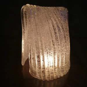 Wasserfall Eiskunst Glas Licht Lampe Diffusor Skulptur - Bild 1 von 15