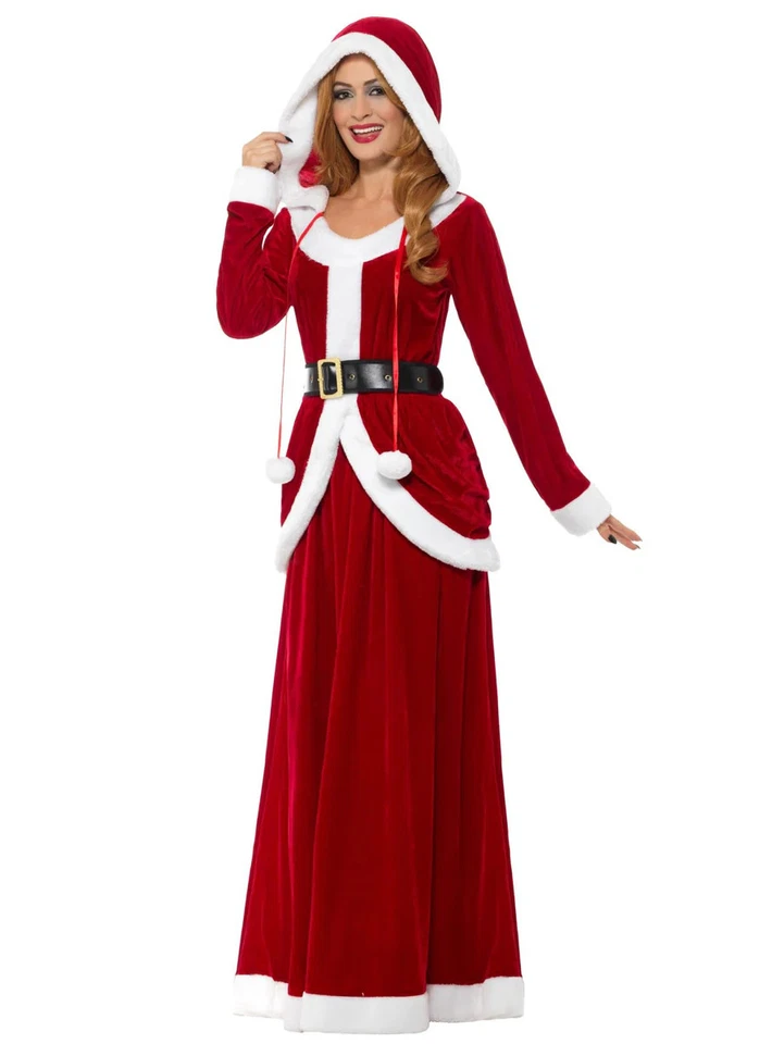 Smiffys 48203s Red Deluxe Ms. Claus Costume