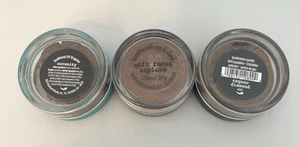 Lot of 3 BareMinerals Eyeshadow Brown Shades Serenity Soft Focus Explore Cognac - Picture 1 of 4