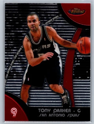 Tony Parker 2008 Topps Finest #9 - Image 1 of 2