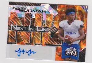 2025 Leaf Metal Justin Thurman Crystals Next In Line Auto #1/1 Kansas Jayhawks - Picture 1 of 2