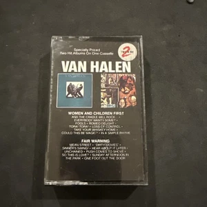 Van Halen Women & Children First Fair Warning 2 In 1 Vintage Cassette Tested - Picture 1 of 4