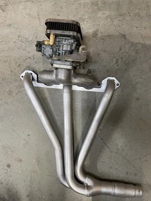 MG PARTS MGB Weber Carb With Exhaust Header Vintage - Image 1 of 4