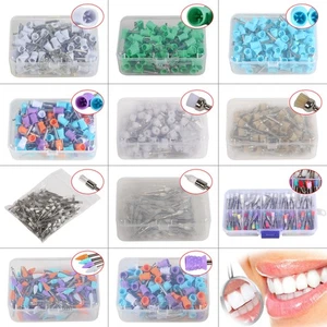 Dental Rubber Polishing Prophylaxis Cups/ Brushes Teeth Prophy Polisher UK - Picture 1 of 38