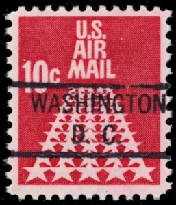 UNITED STATES C72q - 50-Star Runway "Washington D.C." Precancel (pb64393) - Picture 1 of 1