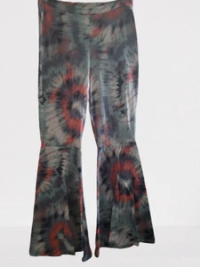 Aqua Red Blue Bell Flare  - Picture 1 of 3