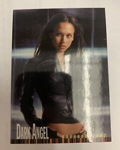 2001 Topps Dark Angel - Built For Action Jessica Alba Promo Card With Top Loader