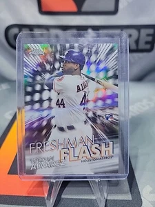 2020 Topps Chrome Freshman Flash Yordan Alvarez Houston Astros #FF-15 - Picture 1 of 2