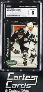 Wayne Gretzky 1992-93 Parkhurst #65 Los Angeles Kings CGC 8 - Picture 1 of 2