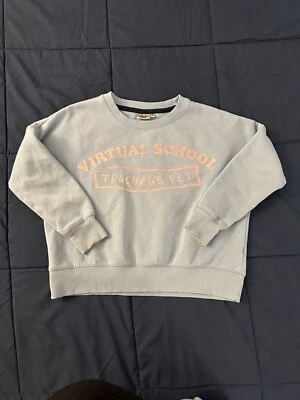 True Craft Sweatshirt Top Women M Pullover Crew Neck Long Sleeve Virtual School Foto 1 de 4