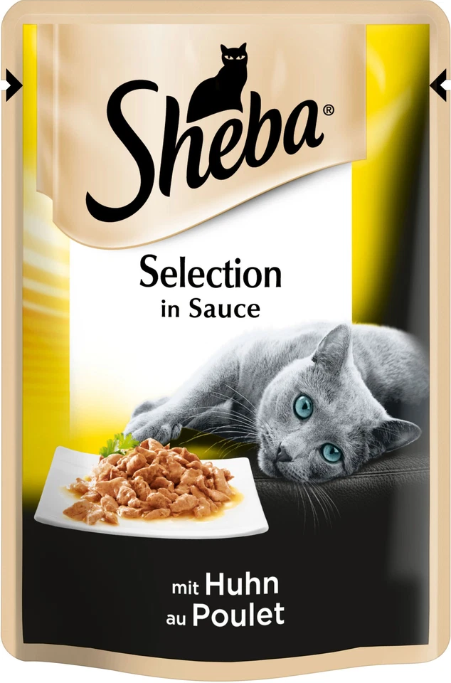 Sheba Selection in Sauce mit Huhn im praktischen Portionsbeutel 85g - Bild 1 von 1