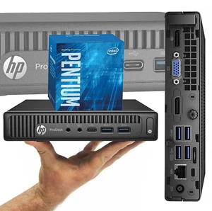 HP ProDesk 600 G2 DM, Intel Pentium G4400T, Windows 10 Pro SSD/HDD - Imagen 1 de 7