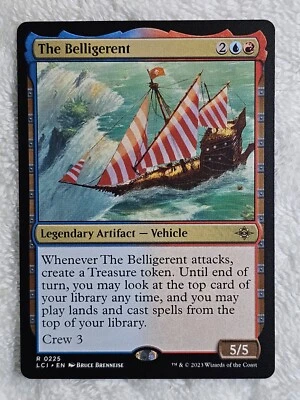 MTG The Belligerent #225 The Lost Caverns of Ixalan Magic Card Rare NM - Image 1 of 4