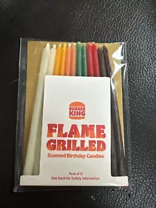 Burger King 👑🍔 Limited Edition 70th Anniversary Birthday Flame Grilled Candles - Picture 1 of 3