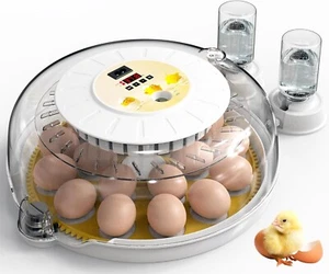 DETODDA Incubator for Eggs Automatic Turning, Eggs Incubators for Hatching Eggs - Picture 1 of 6
