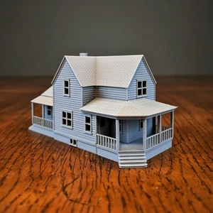 N-Scale - Sears Silverdale 1920s Kit Home - 1:160 Scale Building House - Picture 1 of 10