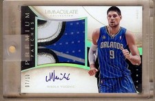 2013-14 IMMACULATE PREMIUM PATCHES NIKOLA VUCEVIC AUTO PATCH 07/10!!