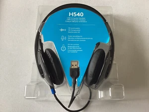 Zestaw słuchawkowy Logitech H540 - czarny - (981-000480) - Zdjęcie 1 z 5