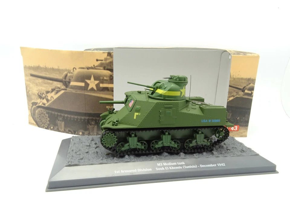 Atlas Militare Esercito 1/43 - Carro Armato M3 LEE USA - Immagine 1 di 1