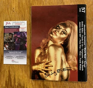 James Bond Goldfinger Shirley Eaton autographed magazine JSA COA - Picture 1 of 5