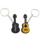 2-6pack 2pcs Music Key Ring Purse Bag Pendant Car Keyring Gift Classical Guitar
