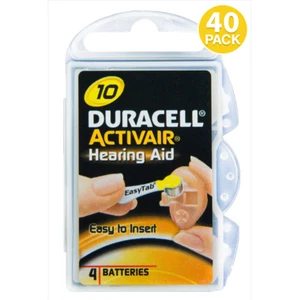 Duracell Size 10 Activair PR70 P10 Hearing Aid Batteries (40 Pack) - EXP 2021 - Picture 1 of 7