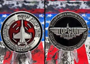 Serialized!! 2018-2019 Top Gun 2 Filming "Maverick" Red Executive Variant Coin