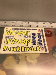 Vintage Team Novak BRUSHLESS World Champions Decal Sheet: New USA Shipped - Picture 1 of 3