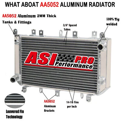 Aluminum Radiator Fits 2003~2006 2005 Kawasaki Z1000 Z 1000 ZR1000A ZR-1000 A - image 1 of 4