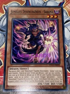Carte Yu Gi Oh JUMELLES DESENCAHINEES - SARAMA ETCO-FR029 x 2 - Picture 1 of 1