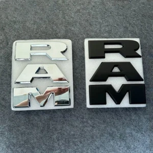 Premium 3D Tailgate Letters Badges-Trunk Lid Emblems for Ram 1500/2500/3500 NEW - Bild 1 von 9