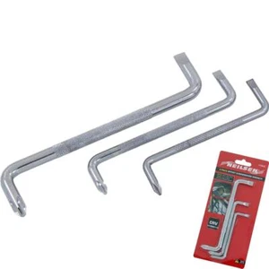Neilsen 3pc Offset Screwdriver Cranked Right Angle Tight Crosshead Set - Picture 1 of 3
