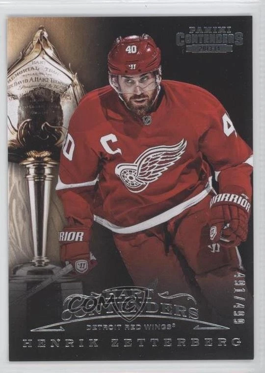 2013-14 Panini Playoff Contenders Hart Contenders /499 Henrik Zetterberg #HC-22 - Image 1 of 2