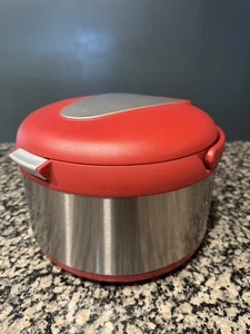 3 Qt Thermal Cook & Carry- Brushed Stainless Steel Pot, Lid with Thermo Carrier - Picture 1 of 9